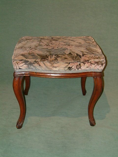 victorian walnut stool