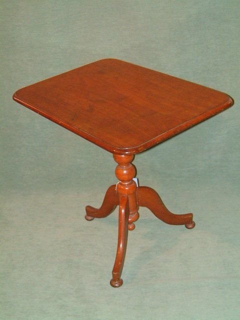 victorian mahogany tilttop occasional table