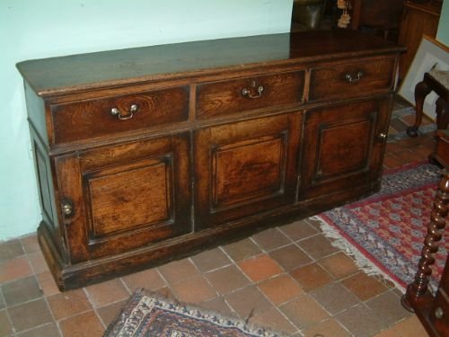 18th century country made cupboard dresser
