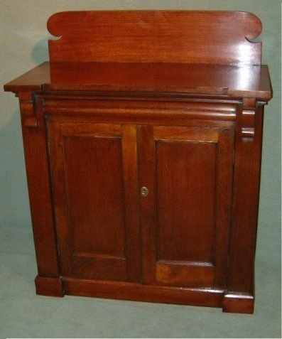 regency period mahogany side cabinet