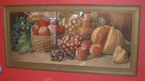 giovanni barbarowatercolour of fruit19th century