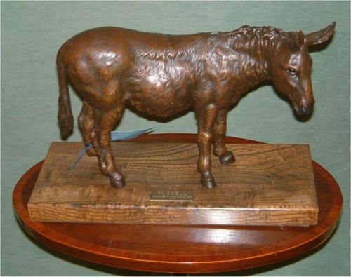 20th century bronze donkey called rusell by ray gonzalez no1 of 50