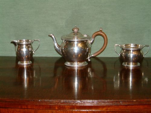 hallmarked scottish silver tea set edinburgh edinburgh 1927