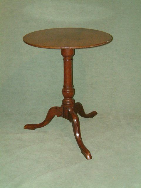 small mahogany regency tilt top occasional table