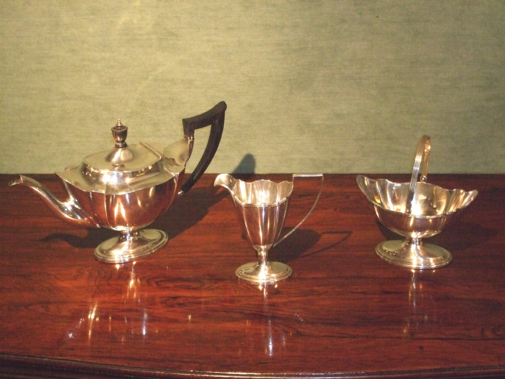art nouveau silver tea set 1908 by gorham birmingham