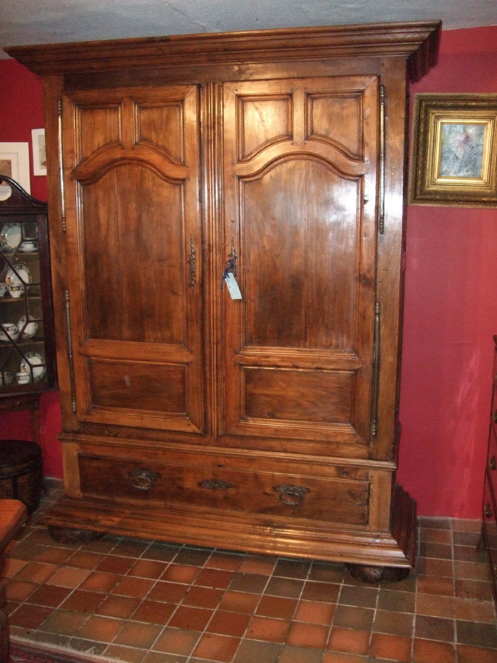 17th18th french oak chestnut walnut armoire possibly corsican