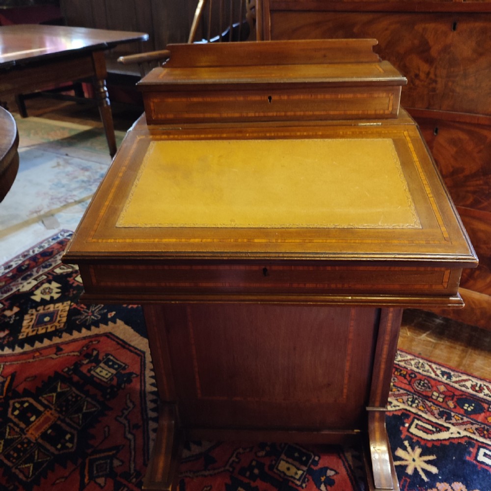 edwardian mahogany davenport desk