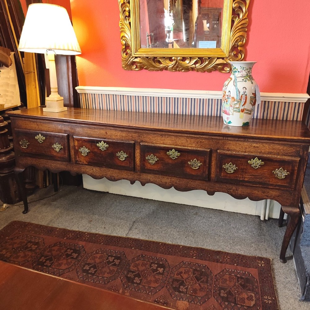 18thc oak four drawer serverdresser