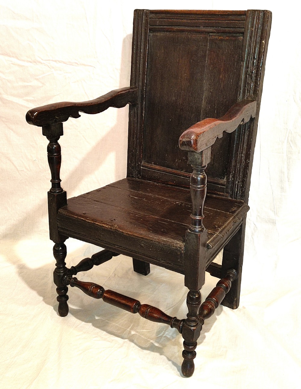 17thc oak wainscott chair