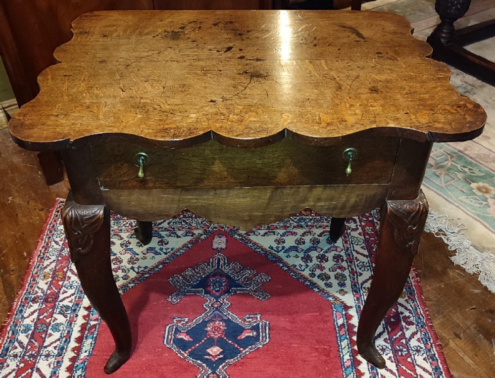 18thc isle of mann oak low boy