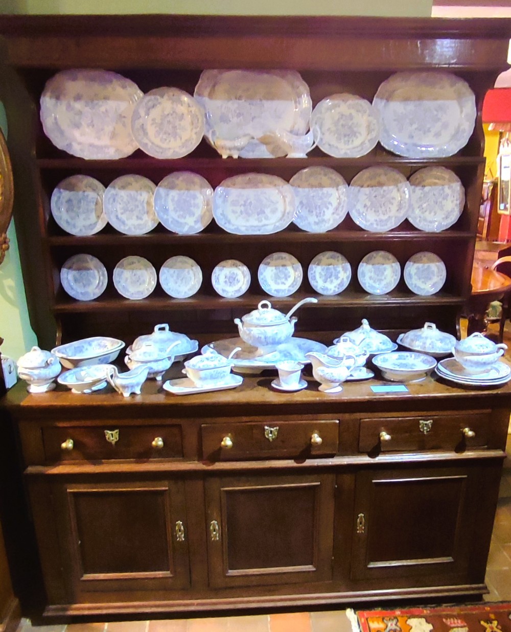 george3rd 18thc oak dresser excludes china