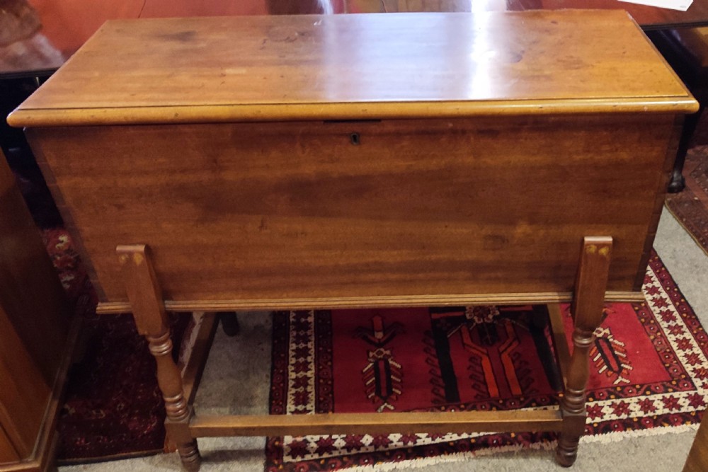 19thc walnut dough bin