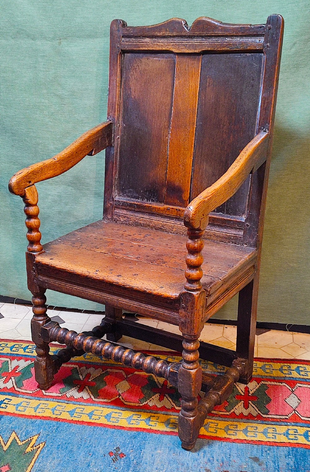 17thc wainscot chair